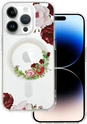 Image de Coque Tel Protect Magsafe Fleurs pour iPhone 15 Pro Max KP27996