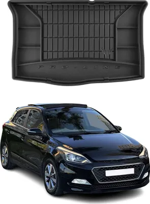 Image de Tapis de Coffre pour Hyundai i20 2014-2020 TPE Noir