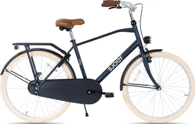 Produktbild von SJOEF City Kinderfahrrad 24 Zoll | Ab 8-12 Jahren | Kinder Fahrrad für Jungen / Jugend | EN4210 | V-Brake & Rücktrittbremse | Reflektoren & Schloss - Matt Blau