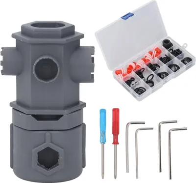 Produktbild von Wasserhahn-Spülbeckenschlüssel, 16-in-1, Unter-Sanitär-Installateur, multifunktionales Küchen- und Badezimmerwerkzeug mit verschiedenen Dichtungen