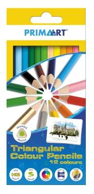 Produktbild von Schule dreieckige Bleistifte 12 Farben
