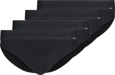 Produktbild von Skiny 4er Pack Basic Slip / Unterhose Idealer Tragekomfort, Mit weichem Bundgummi, Im praktischen Mehrfachpack erhältlich schwarz XXL