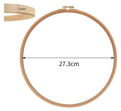 Obrázek produktu pro Sada pro výšivku, buk, lehká a odolná, 28 cm (11 palců), 1 kus