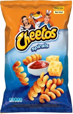 Obrázok produktu pre Chrupki kukurydziane Cheetos o smaku Spirals 130 g