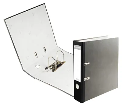 Produktbild von Ordner A4 80mm wolkenmarmor grau