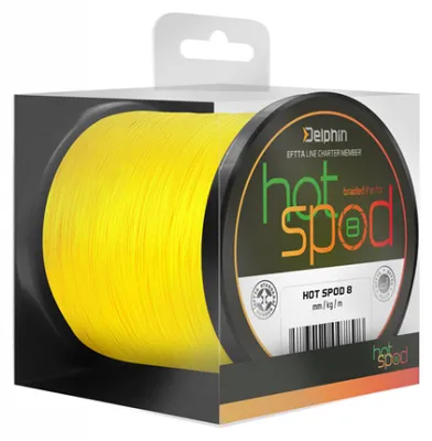 Image de DELPHIN HotSPOD 8, 300m, 0,14mm, 9.6kg / 21,16lbs, jaune, ligne carpe, 101001633