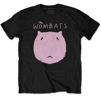 Obrázok produktu pre The Wombats Logo Black XL Tričko
