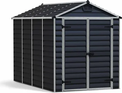 Produktbild von Palram - Canopia Kunststoff Gerätehaus Skylight 610 Dunkelgrau 304x186x217 cm