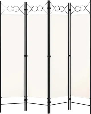 Immagine prodotto di Paravento a 4 Pannelli Bianco 160x180 cm