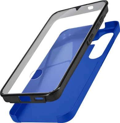 Zdjęcie produktu dla Avizar, etui 360 dla Samsung Galaxy S24 / S25, miękki przód, niebieski