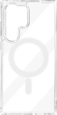 Produktbild von Avizar, MagSafe Silikon-Schutzhülle mit verstärkten Ecken für Samsung Galaxy S23 Ultra, Transparent