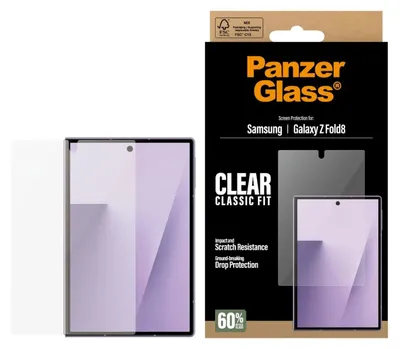 Productafbeelding van PanzerGlass Ultra-Wide Fit Anti-Bacterial Screenprotector voor de Samsung Galaxy Z Fold 8