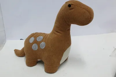 Produktbild von Gilde Türstopper, Dino, "Lukki", gepunktet, Polyester, hellbraun, VE 4, L. 14 cm, B. 38 cm, H. 25 cm Höhe: 25.00 cm Breite: 38.00 cm Tiefe: 14.00cm  54388