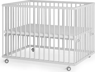 Produktbild von Laufgitter 75x100 cm - weiß - Premium Kollektion