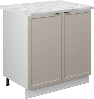 Imagen del producto de Armario bajo para fregadero Vicco Fame-Line GrisBeige 80 cm , ET Mármol, Model 50401