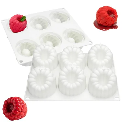 Productafbeelding van Silicone Bakvormen met 6 Compartimenten