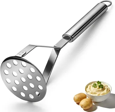 Obrázok produktu pre Stláčadlo na zemiaky 25 cm, nehrdzavejúca oceľ, vhodné do umývačky, pre zeleninu
