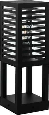 Image de Colonne d'éclairage extérieur Eglo 900138 ALAMONTE 3 IP44 E27 60 W noir
