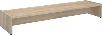 Produktbild von Monitorständer ZOOM für 2 Monitore Bildschirmerhöhung Schreibtischaufsatz Tischaufsatz 100 x 15 x 27 cm in Sonoma Eiche