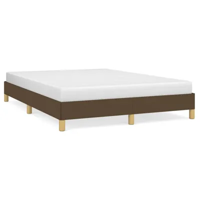 Immagine prodotto di vidaXL Struttura letto senza materasso marrone scuro 140x190 cm tessuto