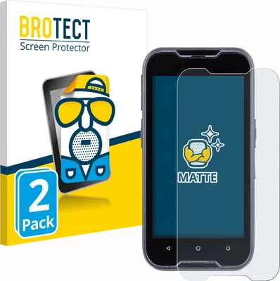Produktbild von 2x BROTECT Schutzfolie für Datalogic Memor 11 Displayschutz Displayschutzfolie Folie Matt Entspiegelungsfolie