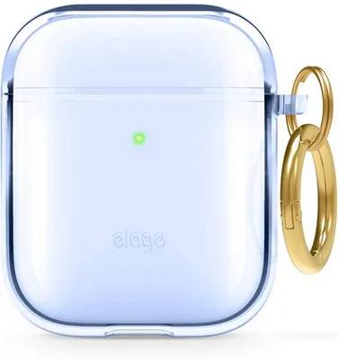 Image de Elago Clear Case pro AirPods 2 / AirPods 1 Aqua Blue