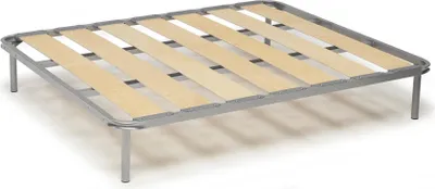 Produktbild von Quadratische und eine halbe Bettbasis Mariagiulia, Orthopädische Basis mit breiten Latten, 100%  Italy, Cm 120x190h 31