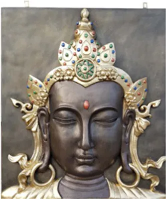 Image de Déco 3D peinture sculpture 184x143cm statues sculptures Nouveau Bouddha Nouveau R113b