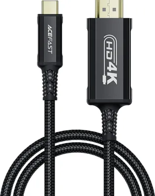 Zdjęcie produktu dla Kabel Acefast C1 wideo USB-C / HDMI 4K 60Hz HDR 1.8m - czarny