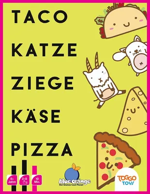 Produktbild von Taco Katze Ziege Käse Pizza
