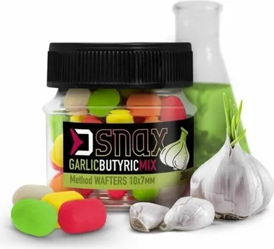 Obrázok produktu pre Delphin® Boilies Delphin MIX D SNAX WAFT - Česnek / Butyric