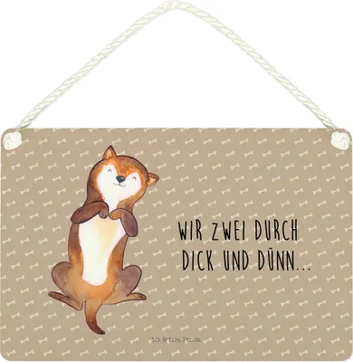 Produktbild von Mr. & Mrs. Panda Wandschild Hund Streicheln DIN A4 - Hundeglück - Geschenk, Türschild, kleine aufmerksamkeit, Hunde, Treu, wandhänger, Hundeliebe, Süß, hängeschild