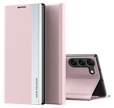 Immagine prodotto di Custodia per Samsung Galaxy S25 FE Custodia magnetica in Finto cuoio con funzione Stand Rosa