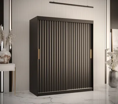 Produktbild von Kleiderschrank RADKIN 1 – Breite 150 cm, schwarz