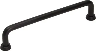 Produktbild von US18-Griff, supermattes Schwarz, 128 mm