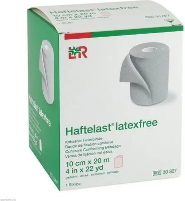 Produktbild von Haftelast Fixierb.kohäs.latexfrei 10 cmx20 m creme 1 St