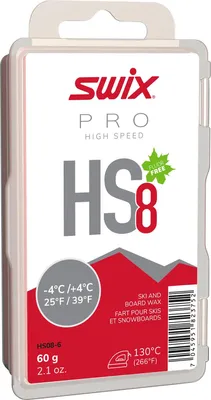 Produktbild von SWIX HS8 Red, -4°C/+4°C, 60g Skiwachs rot