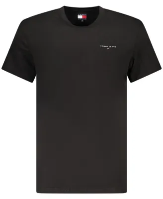 Produktbild von Tommy Hilfiger Jeans Herren T-Shirt Schwarz 487022 : Größe - S Größe: S