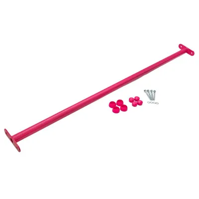 Produktbild von 4iQ Reckstangen für den Spielplatz – 5er Set, 125 cm, pulverbeschichtet, Rosa