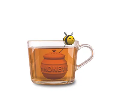 Produktbild von Winkee Tee Ei Bienen Teesieb für losen Tee Silikon Geschenk