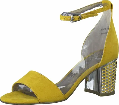 Produktbild von Marco Tozzi Damen Sandalette gelb 2-2-28320-24 F-Weite Größe: 40 EU