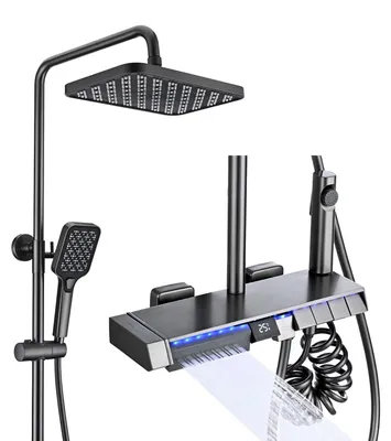 Obrázek produktu pro Sprchový systém s termostatem, sprchová sada, dešťová sprcha s 5 funkcemi