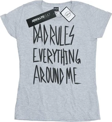 Produktbild von Disney - "The Lion King Dad Rules Everything" T-Shirt für Damen BI25039 (S) (Grau)