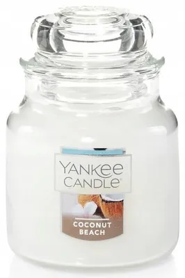 Immagine prodotto di YANKEE CANDLE Candela profumata Coconut Beach, 104g, profumo tropicale