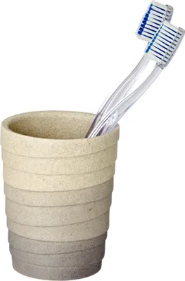 Obrázok produktu pre WENKO Hrnček na zubnú kefku Držiak na kefku Kúpeľňové doplnky CUZCO SAND