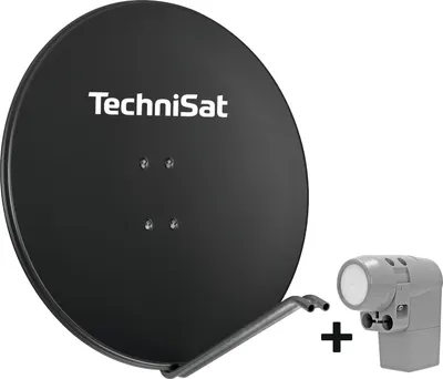 Produktbild von TechniSat SATMAN 850 PLUS | Satellitenschüssel mit  UNYSAT-Quattro-LNB | gelb