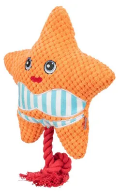 Zdjęcie produktu dla Pluszak dla psów Trixie Pomarańczowa rozgwiazda 22 cm Poliester