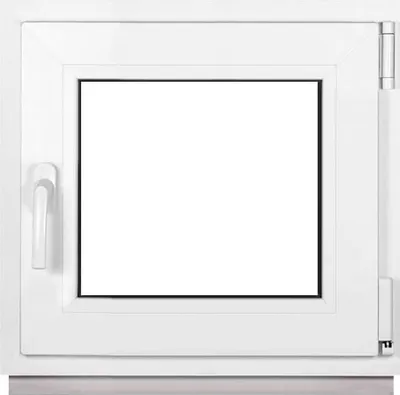 Obrázek produktu pro Framex sklepní okno malé okno bílé šířka x výška 50 x 45 cm (500 x 450 mm) dvojité (32 mm) otočné/sklopné DIN pravé - Premium - Všechny velikosti