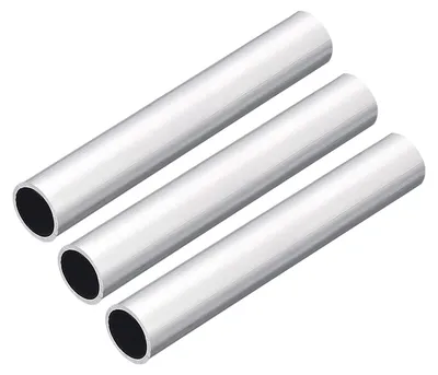 Aluminium-Rundrohr 16x13 mm, 3 Stück, 100 mm Länge