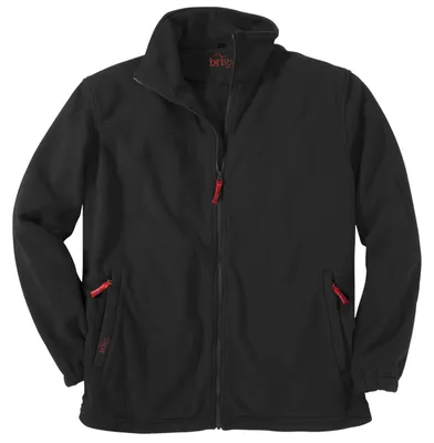 Produktbild von Brigg Fleecejacke Übergröße schwarz ohne Futter